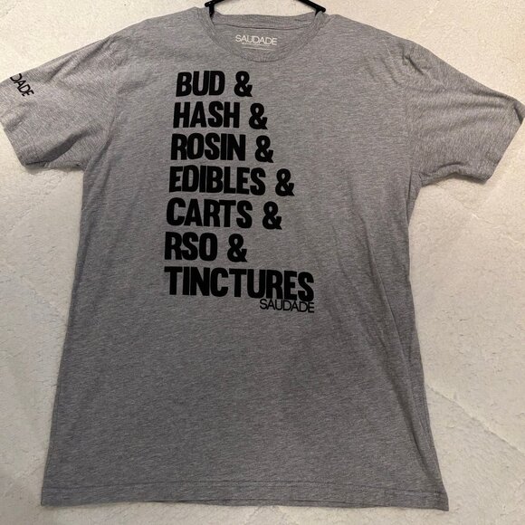 SAUDADE - Men's 420 T-Shirt - Size XL (Extra Large) - Picture 1 of 3